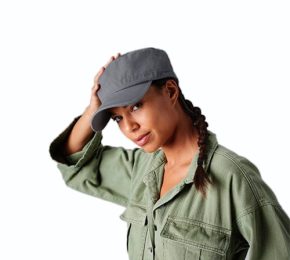 Beechfield harmaa lippis