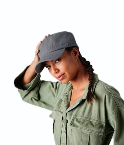 Beechfield harmaa lippis