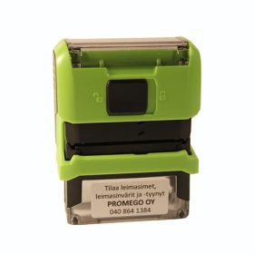 Leimasimet - vihreä leimasin